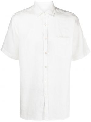 Camisa manga corta Canali blanco