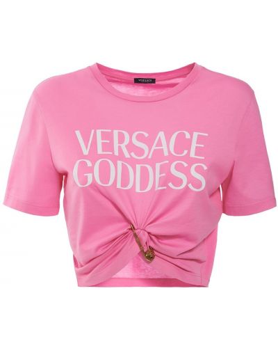 Pamut póló nyomtatás Versace