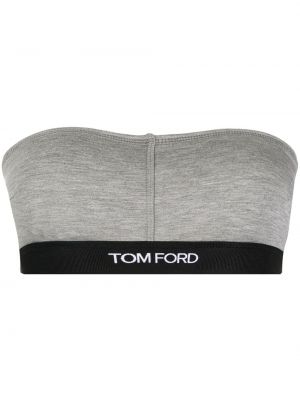 Džerzej bandeau podprsenka modalová Tom Ford sivá