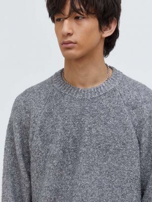 Sweter Abercrombie & Fitch szary