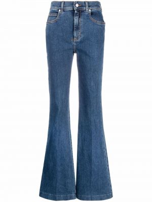 Flared jeans Alexander Mcqueen blå