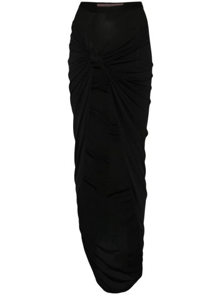 Suknja od krep Rick Owens Lilies crna