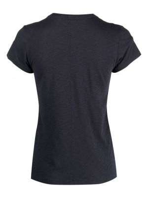 Kokvilnas t-krekls Rag & Bone zils