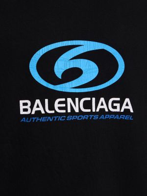 T-shirt en coton Balenciaga noir