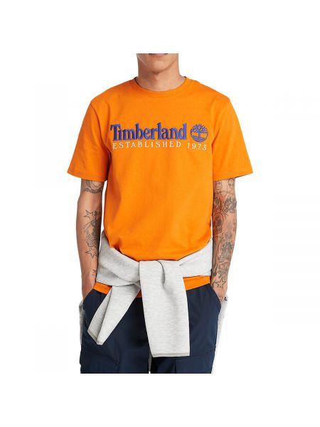 Majica kratki rukavi Timberland narančasta