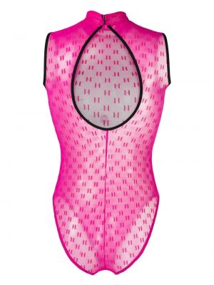 Transparentes body Karl Lagerfeld pink