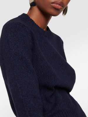 Kašmírový sveter Ami Paris modrá