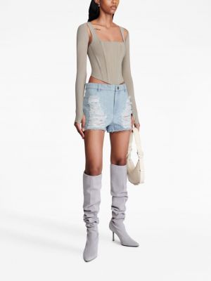 Distressed jeans shorts Dion Lee