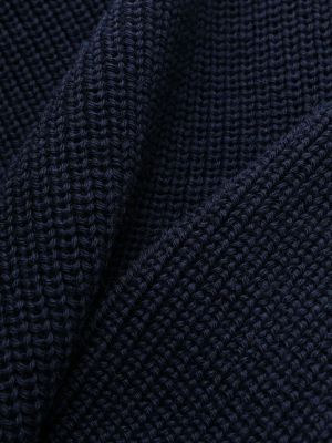 Echarpe en tricot Quira bleu