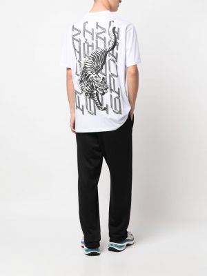 T-shirt aus baumwoll mit print mit tiger streifen Plein Sport