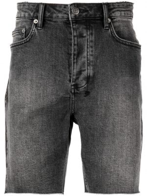 Kratke jeans hlače Ksubi črna