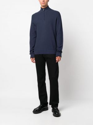 Pullover mit reißverschluss aus baumwoll Michael Kors blau