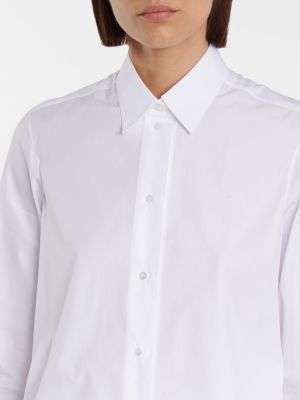 Bombažna srajca Alaia bela