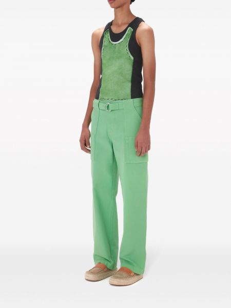 Pantalon cargo avec poches Jw Anderson vert