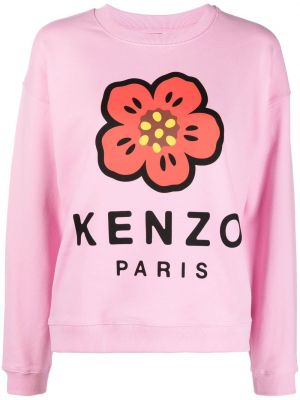 Maglione con stampa Kenzo rosa