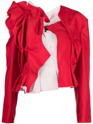 Asymetrická bunda Comme Des Garçons červená