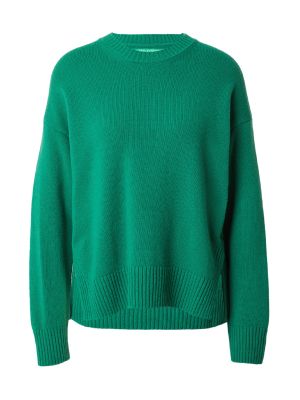 Пуловер United Colors Of Benetton зелено