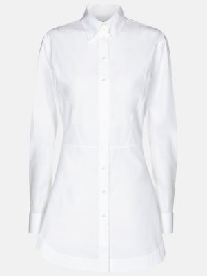 Camisa de algodón Alaïa blanco