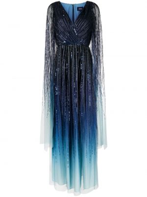 Estélyi ruha Marchesa Notte kék