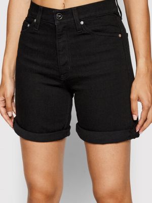 Черные джинсовые шорты Calvin Klein