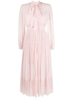 Chiffong dress Self-portrait rosa