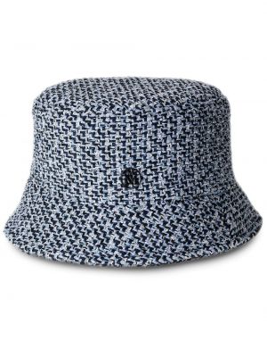 Tvīda cepure Maison Michel zils