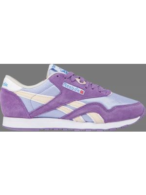 Нейлоновые кроссовки Reebok Classic nylon фиолетовые