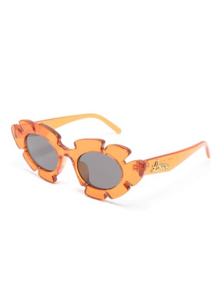 Gėlėtos akiniai nuo saulės Loewe Eyewear oranžinė