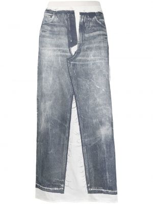 Trykt jeans Acne Studios blå