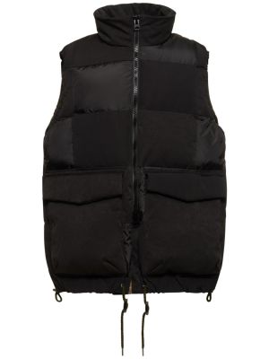 Læder vest Sacai sort