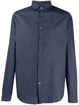 Camisa vaquera manga larga Emporio Armani azul