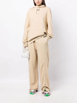 Spodnie sportowe sznurowane koronkowe Jean Paul Gaultier