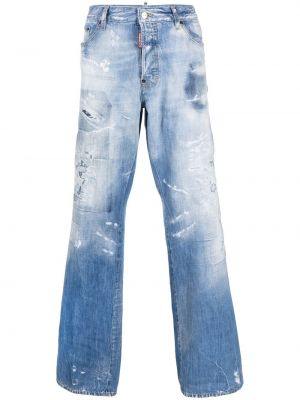 Relaxed fit flare jeans Dsquared2 blå