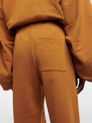 Voľné teplákové nohavice Dries Van Noten hnedá