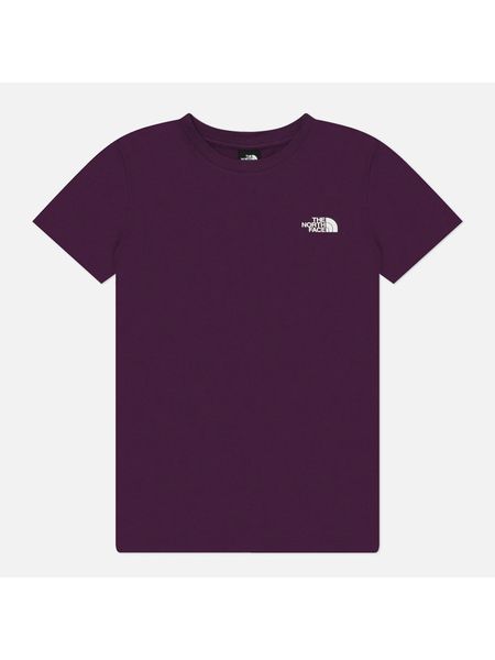 Женская футболка The North Face Simple Dome Crew Neck, M фиолетовый