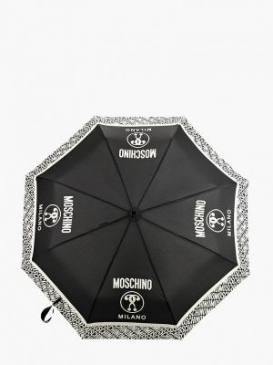 Складной зонт Moschino, черный