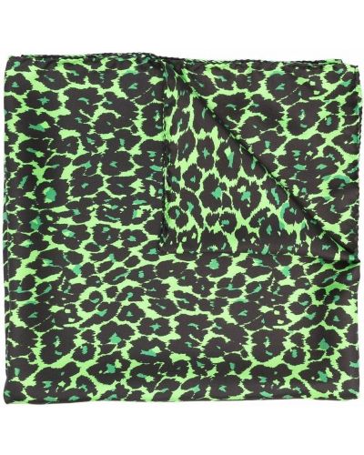 Bufanda leopardo Gabriele Pasini verde