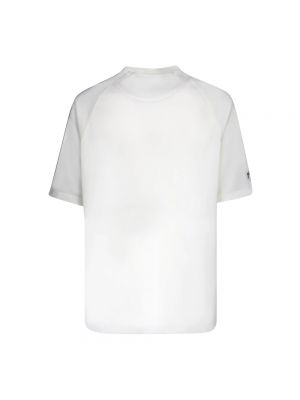 Koszulka w paski z dżerseju Y-3 biała