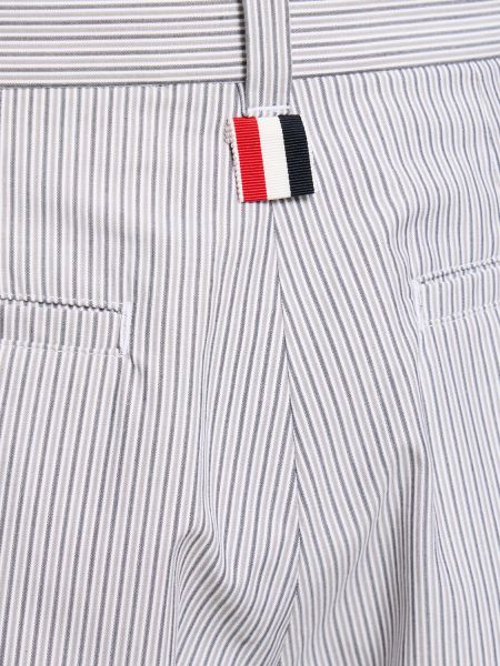 Pamučne kratke hlače Thom Browne siva