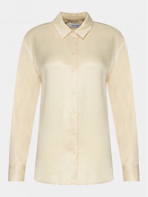 Camicia Calvin Klein beige