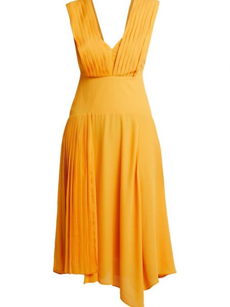 Żółta sukienka wieczorowa Topshop