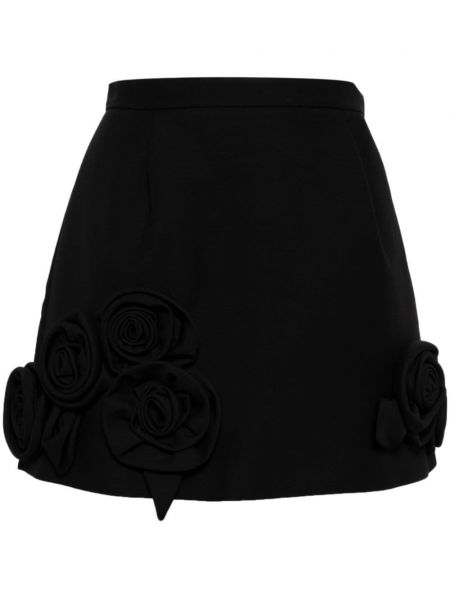 Květinové mini sukně Dice Kayek černé