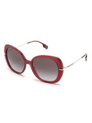 Oversized sluneční brýle Burberry Eyewear červené