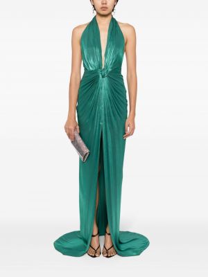 Večerní šaty Costarellos zelené
