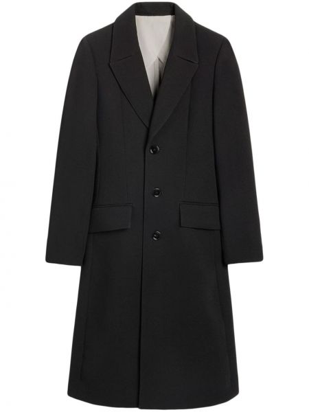 Palton de lână Ami Paris negru