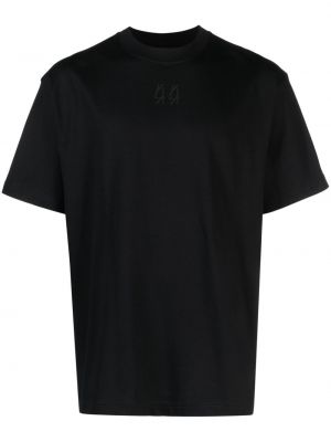 T-krekls ar izšuvumiem 44 Label Group melns