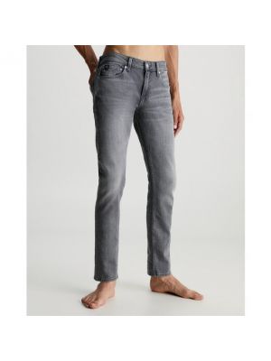 Vaqueros skinny slim fit Calvin Klein Jeans gris
