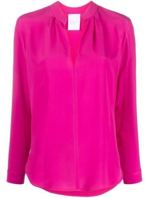 V-hals bluse Cenere Gb rosa