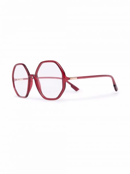 Gafas con estampado geométrico Dior Eyewear rojo