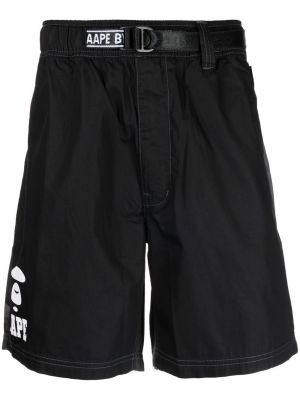 Trykt cargo shorts Aape By *a Bathing Ape® svart